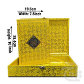 Title Image Golden Quran  Arabic / Urdu Translation Beautiful Quran Case With Built-in Rehal Stand Wedding Gift Muslims 81GJ
