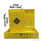 Title Image Golden Jahez Box With Holy Quran 13 Line 3GJ