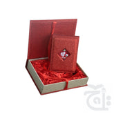Title Image Special Edition Al Quran Al Hakeem Gold Edge Quran With Beatiful Golden Box-Rahel (Tasbih - Prayer Cap - Ettar ) Urdu Translated Koran With Tafseer Muslim Eid Ramdan Gift 881Rose
