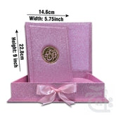 Title Image Holy Quran With BOX tajweedi 16 Line PINK 876-7GLTB-PINK