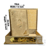 Title Image Holy Quran Translated Shaneel With Box Gold 81KVB-GOLD