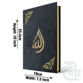 Title Image Holy Quran Velvet Black Translated Kanzul Iman(7 color) 11-7KV-Black