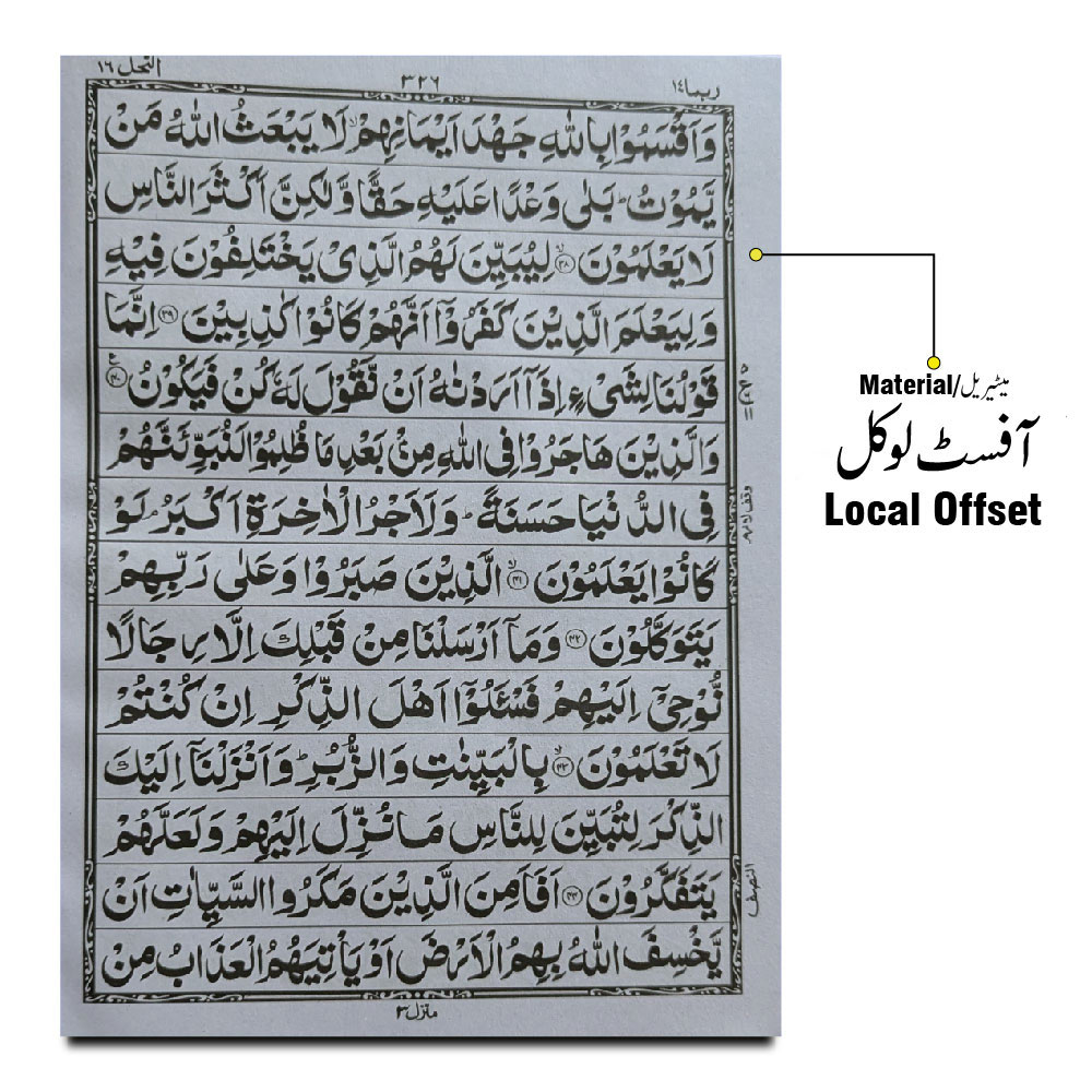 33-4L HOLY QURAN(14 LINE)