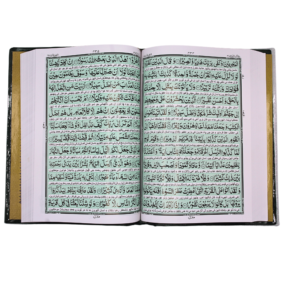 462k Holy Quran Kanz ul iman Sindhi Translated