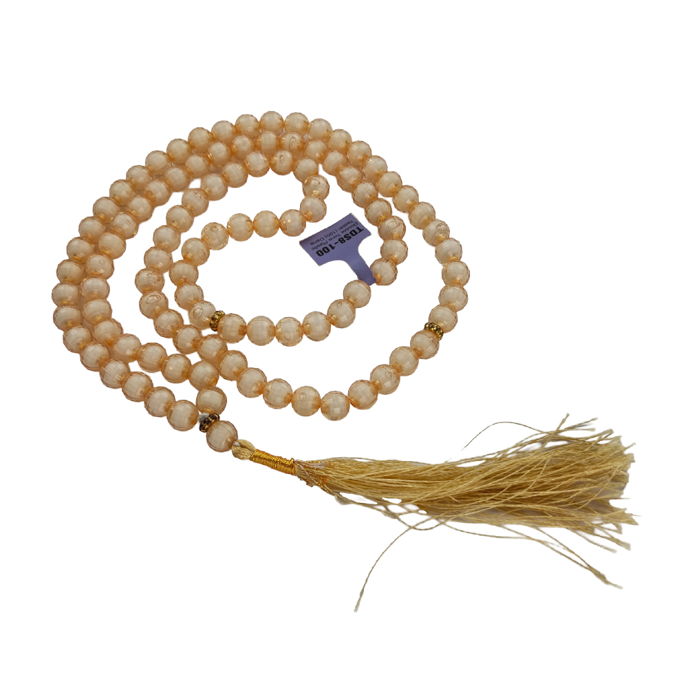 TDS8-100 Tasbih double tone+plastic sheesha 8 Num 100 Daana