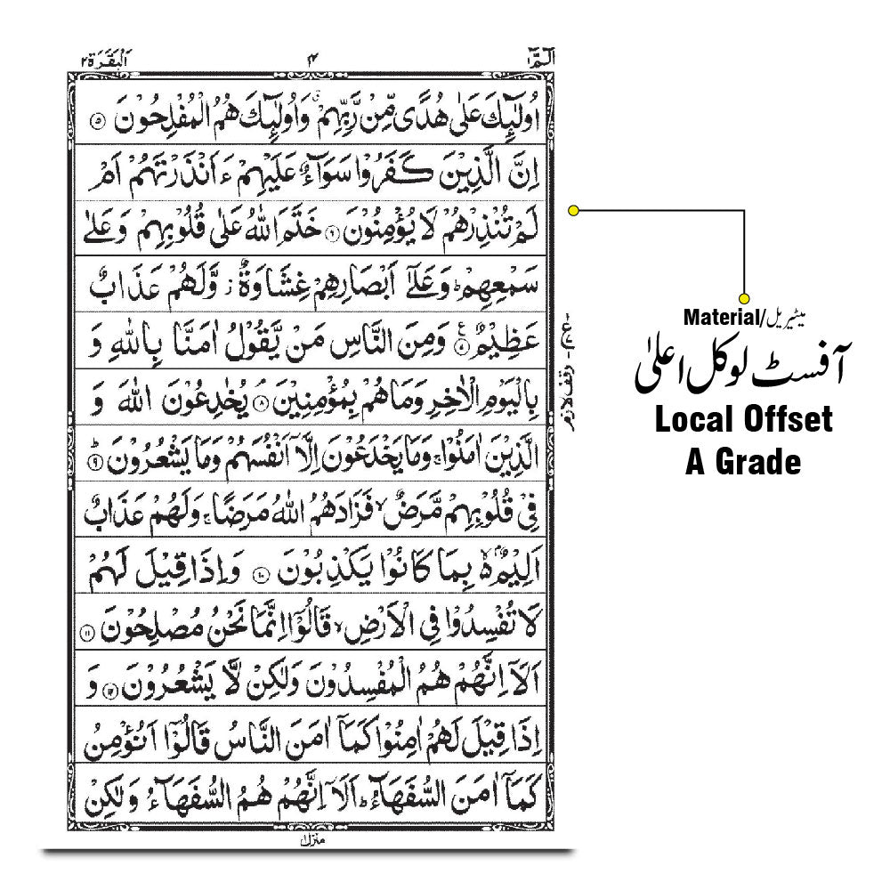 23A The Holy Quran Arabic Text 13 Line A5 Size Hafizi Islamic Book Hardback