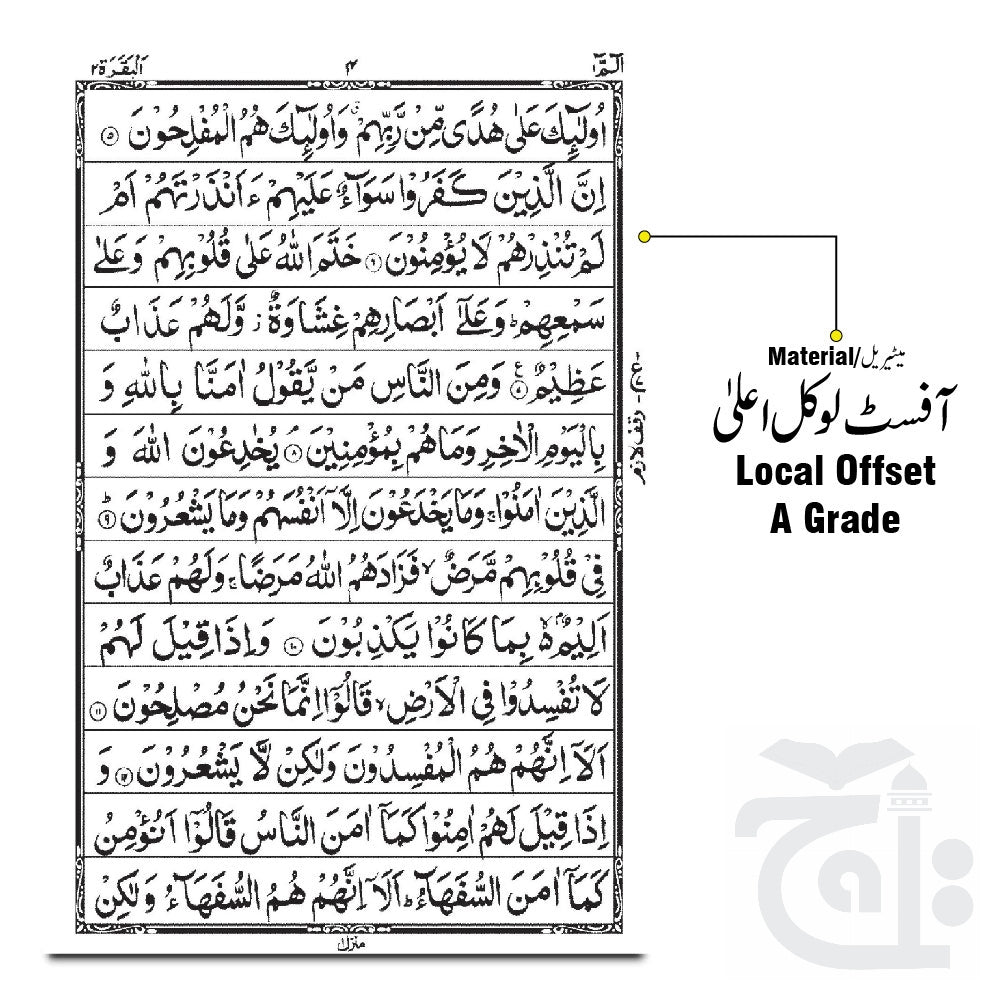 Inner Image The Holy Quran Arabic Text 13 Line A5 Size Hafizi Islamic Book Hardback 23A