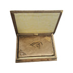 Holy Quran Tajweed VELVET WITH BOX GOLD 876-7VB-GOLD