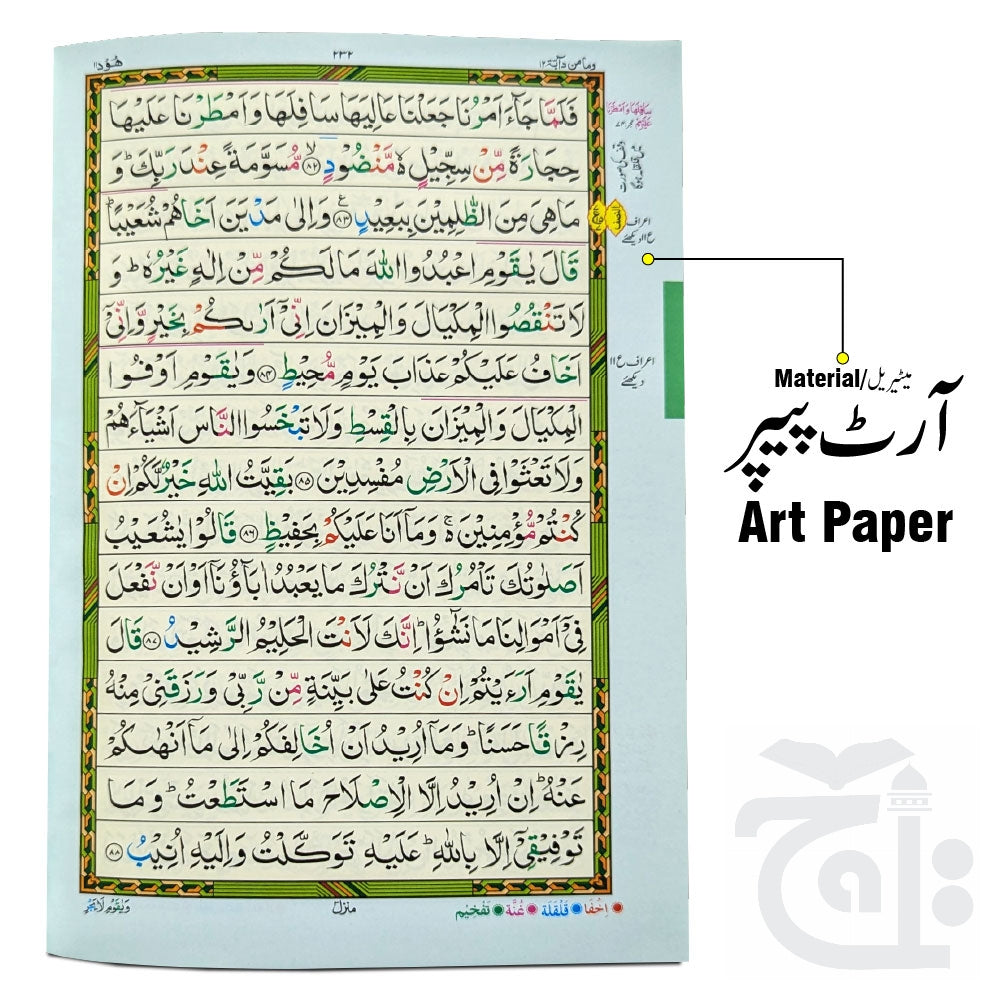 Inner Image Holy Quran Tajweedi 15 Line 828-4KZ