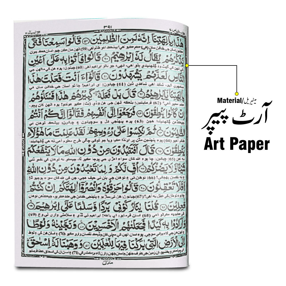 458G Holy Quran Sindhi