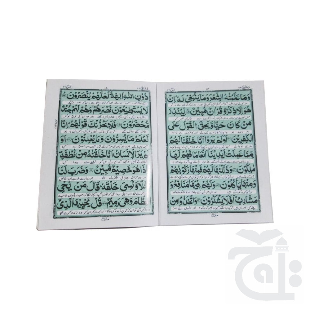 Inner Image Surah Yaseen Translated 16 Pages 87KF