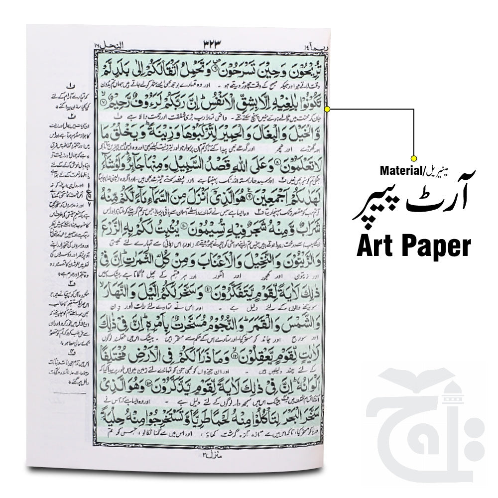 Inner Image The Quran - Urdu Translated Version Arabic And Urdu language With Tafseer 81K