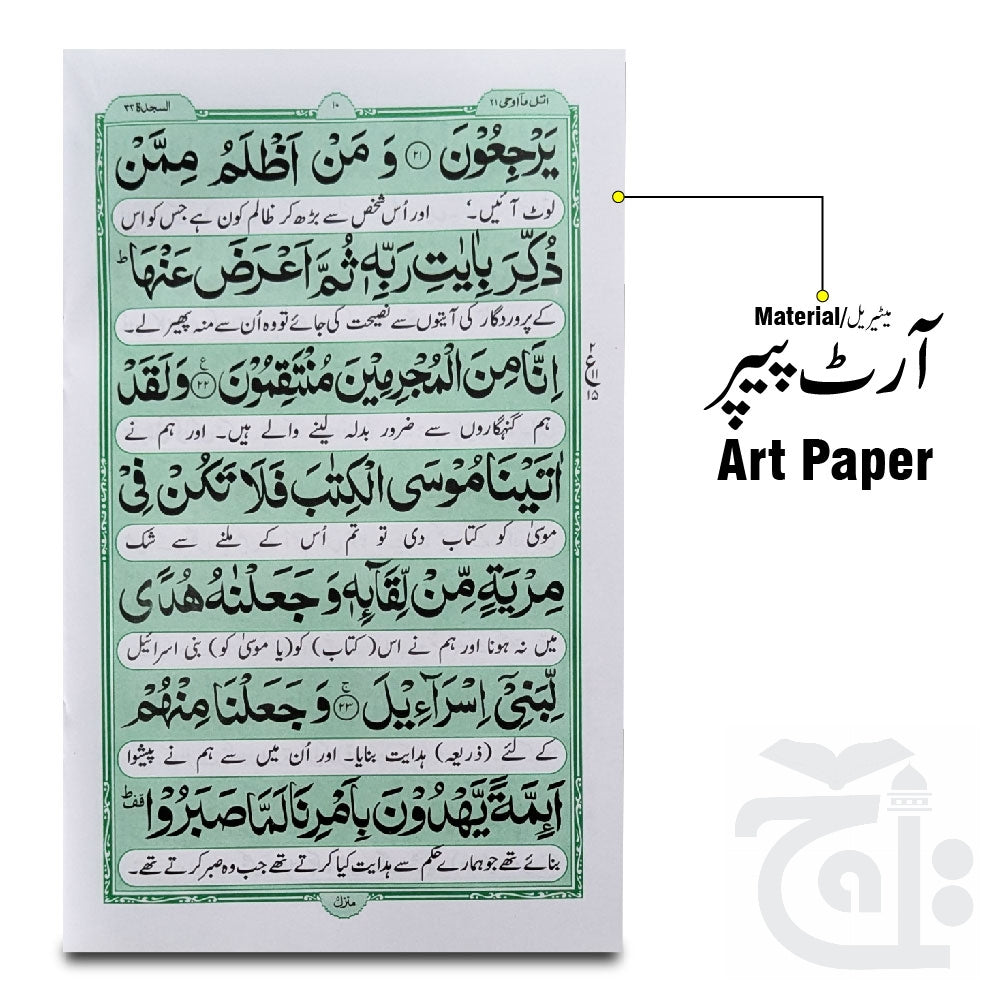 Inner Image Sura Sajdah Translated 324-1KC