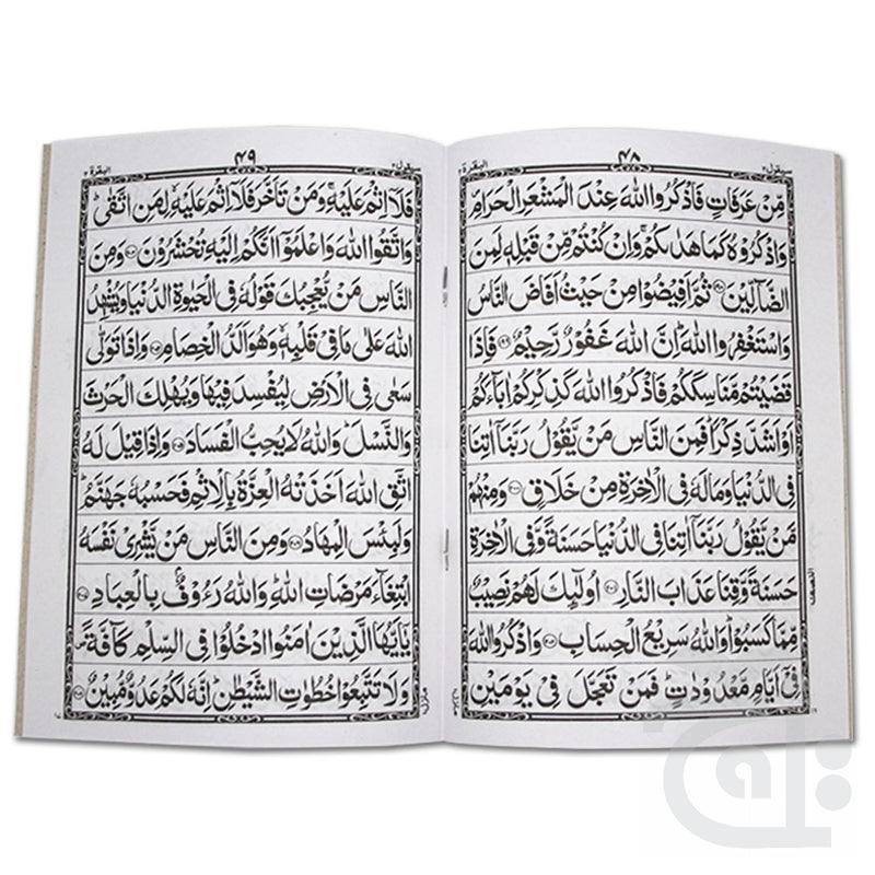 Inner Image 30 Paras Set Complete Quran Juz 11 Line Bold Font Persian Script (With Fabric Carry Case) 376-30CA