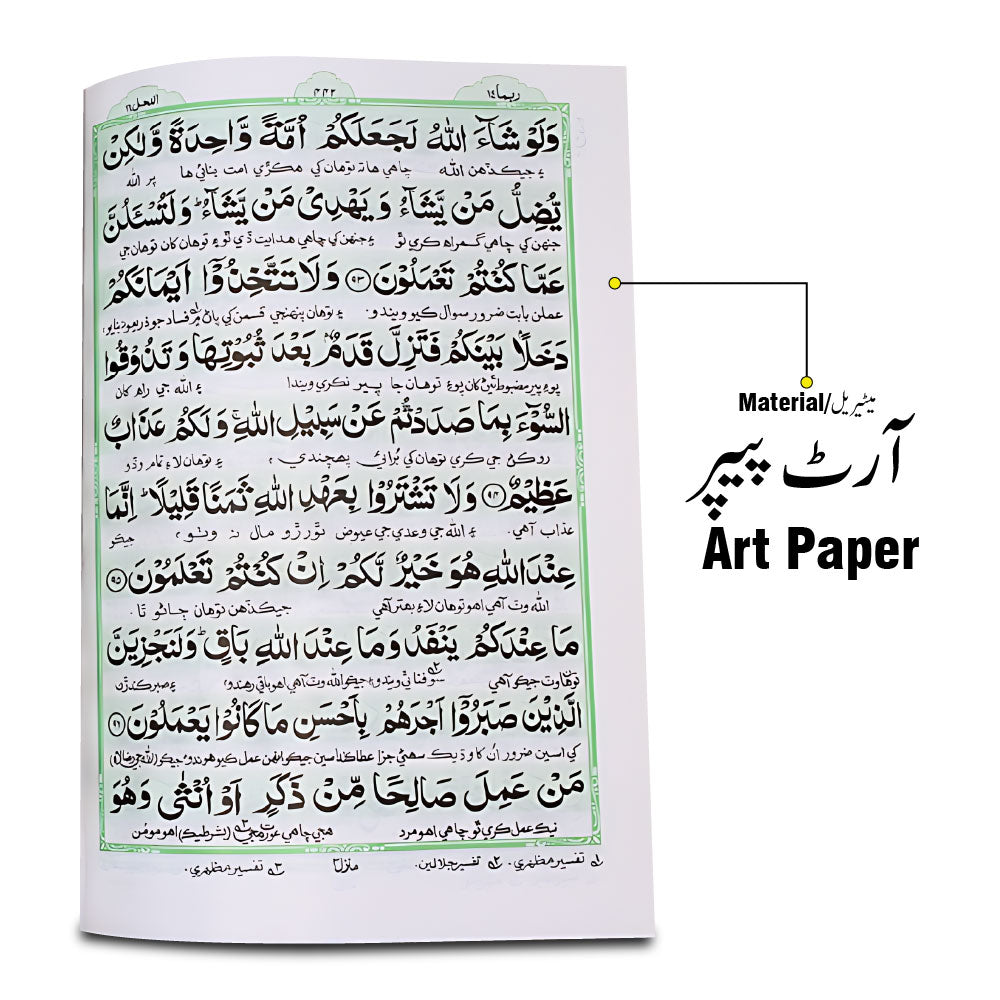 449kg Holy Quran Translated Sindhi