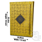Title Image Holy Quran Translated Tajweedi Golden 865-4g