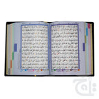 Inner Image Holy Quran  Color Coded Tajweed Rules and Manzil With Kaba Model box Stand Arabic Text 13 Line Mecca 823KS
