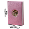 876-7GLT-PINK HOLY QURAN TAJWEEDI 16 LINE
