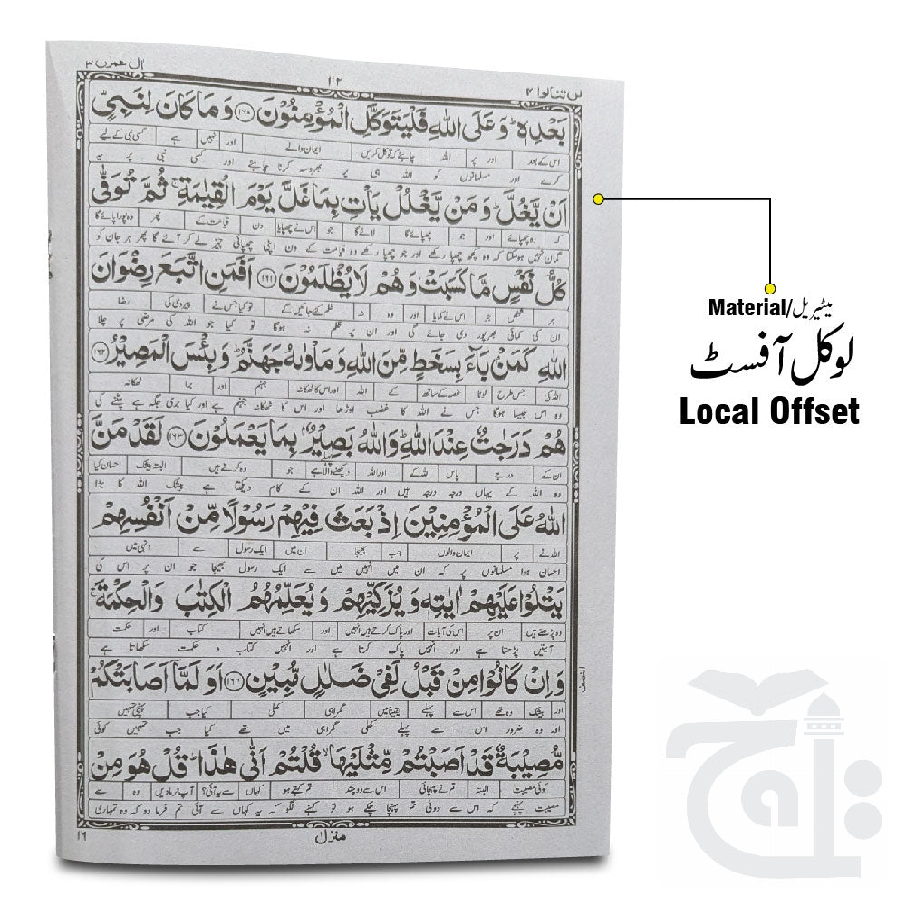 Inner Image Kanzul Iman Para 4 Word By Word Translation 12-4C