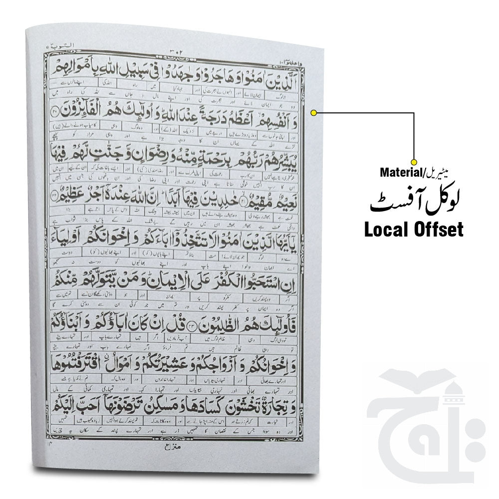 Inner Image Kanzul Iman Para 10 Word By Word Translation 12-10C