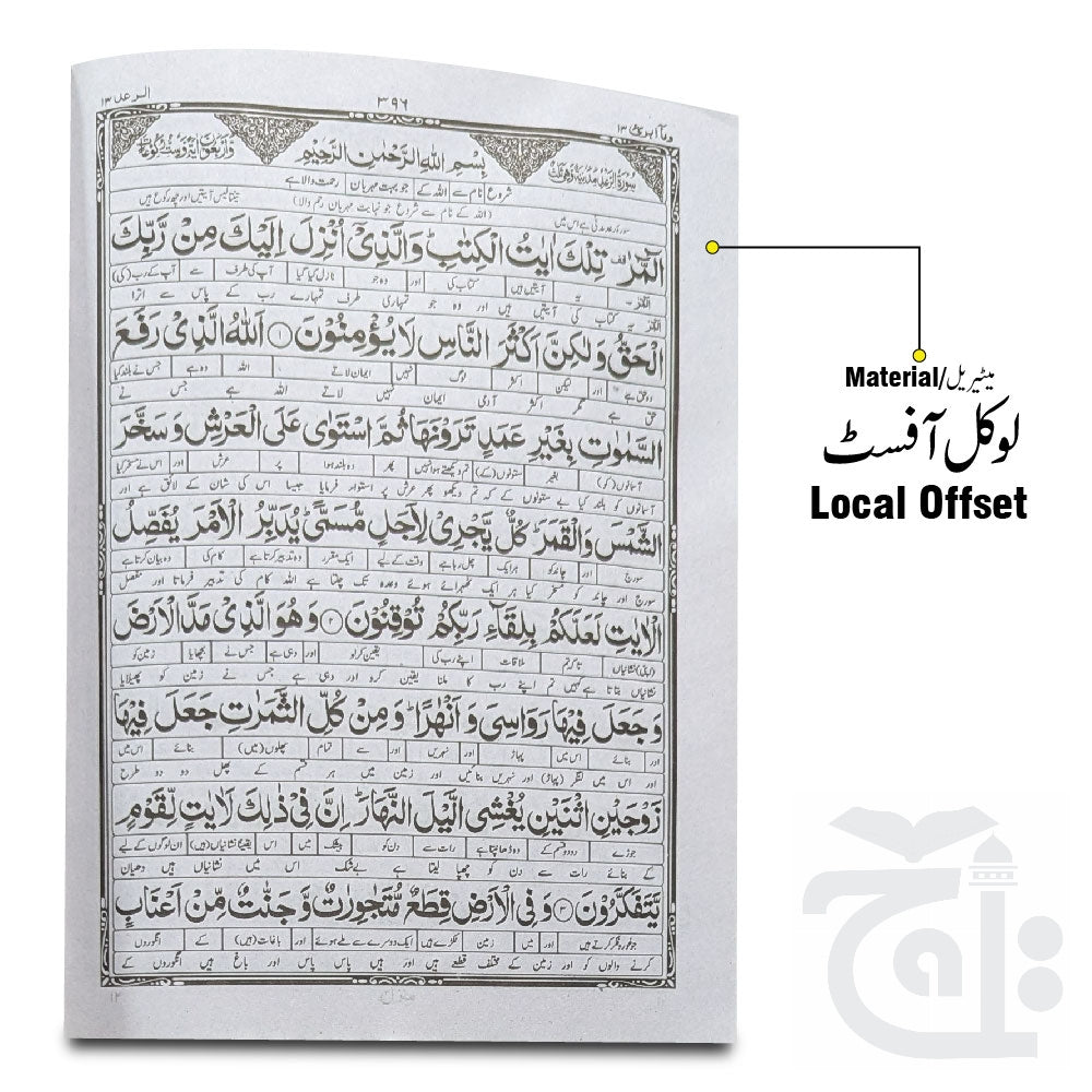 Inner Image Kanzul Iman Para 13 Word By Word Translation 12-13C