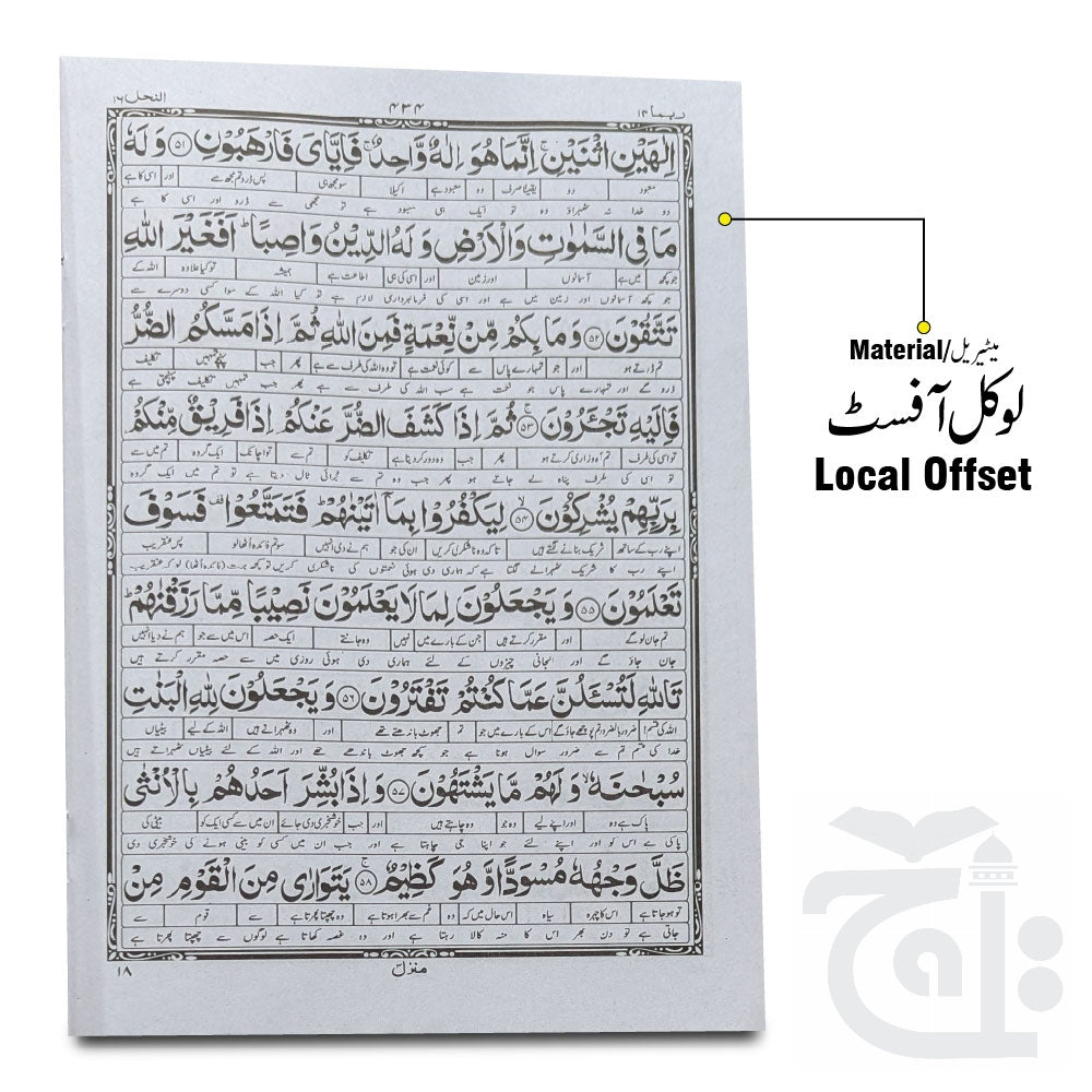 Inner Image Kanzul Iman Para 14 Word By Word Translation 12-14C