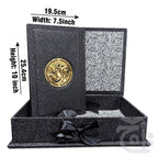 Title Image Holy Quran Tajweed 16 Line Blackrose binding 855-4GLTB-Black