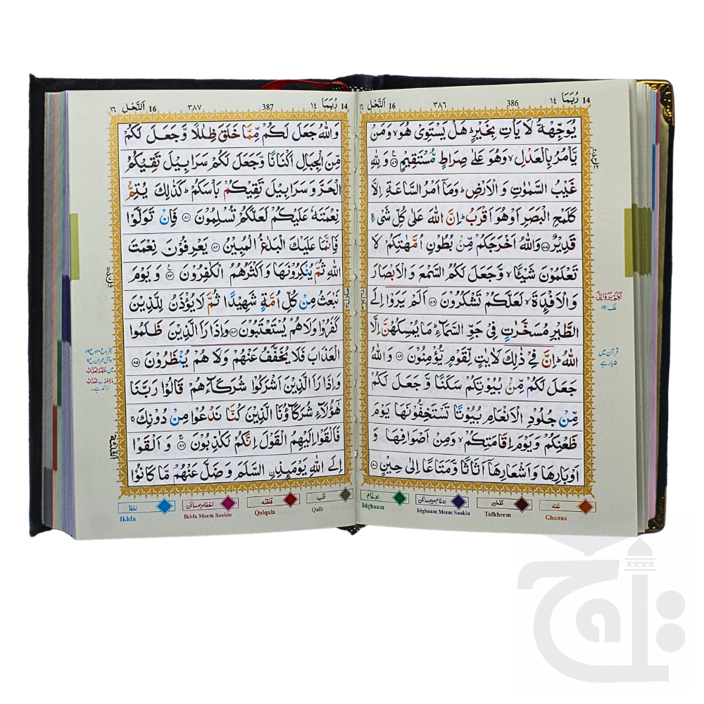 Inner Image Holy Quran Tajweedi 13 Line Shaneel 824V-Silver