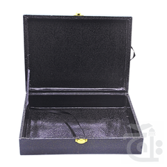 Inner Image FANCY QURAN BOX BLACK SHINE FOR 19x25cm BR55SH-BLACK