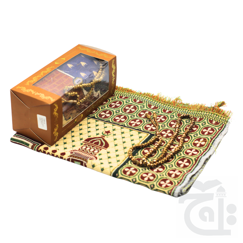 Inner Image Gift pack for Muslim Prayer Rug and Tasbih 11911-2