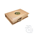 Title Image FANCY QURAN BOX PEACH GLITTER FOR 14x21cm  B76GLT-PEACH