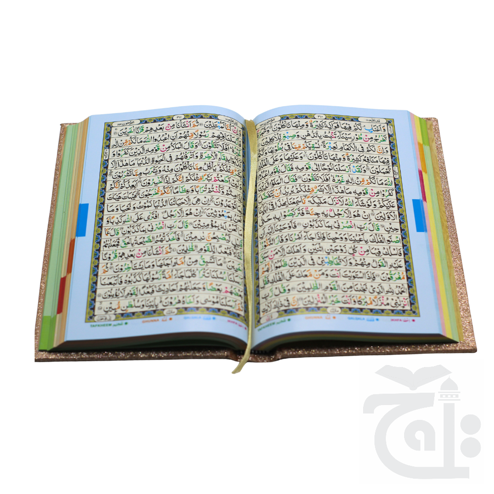 Inner Image Holy Quran Tajweed 16 Line 876-7GLT-Peach