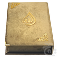 Title Image FANCY QURAN BOX GOLD VELVET FOR 14x21 cm B76V1-GOLD