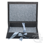 Inner Image FANCY QURAN BOX GREY GLITTER FOR 14x21cm B76GLT-GREY