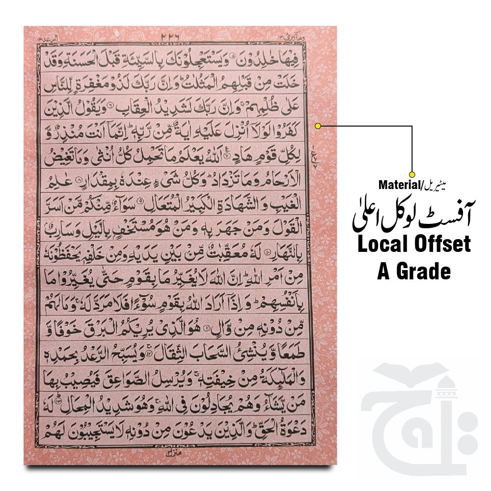 Inner Image Holy Quran 16 Line 55-2BRL