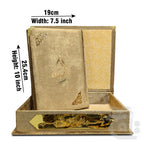 Title Image Holy Quran Translated Shaneel With Box Gold 81KVB-GOLD