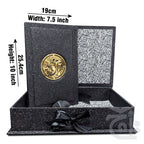 Title Image Holy Quran Translated Glitter Black With Box 81KGLTB-Black