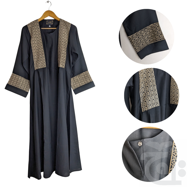 Title Image Abaya for Girls Black (Size 50) Meryem Meryem-50black