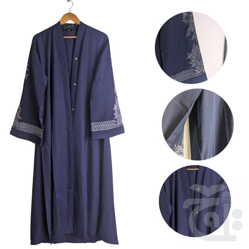 Title Image Abaya for Girls in Teal Color (Size 50) Anabya Anabya-50darkblue