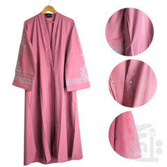 Inner Image Abaya for Girls Pink Color (Size 50) Anabya Anabya-50Pink