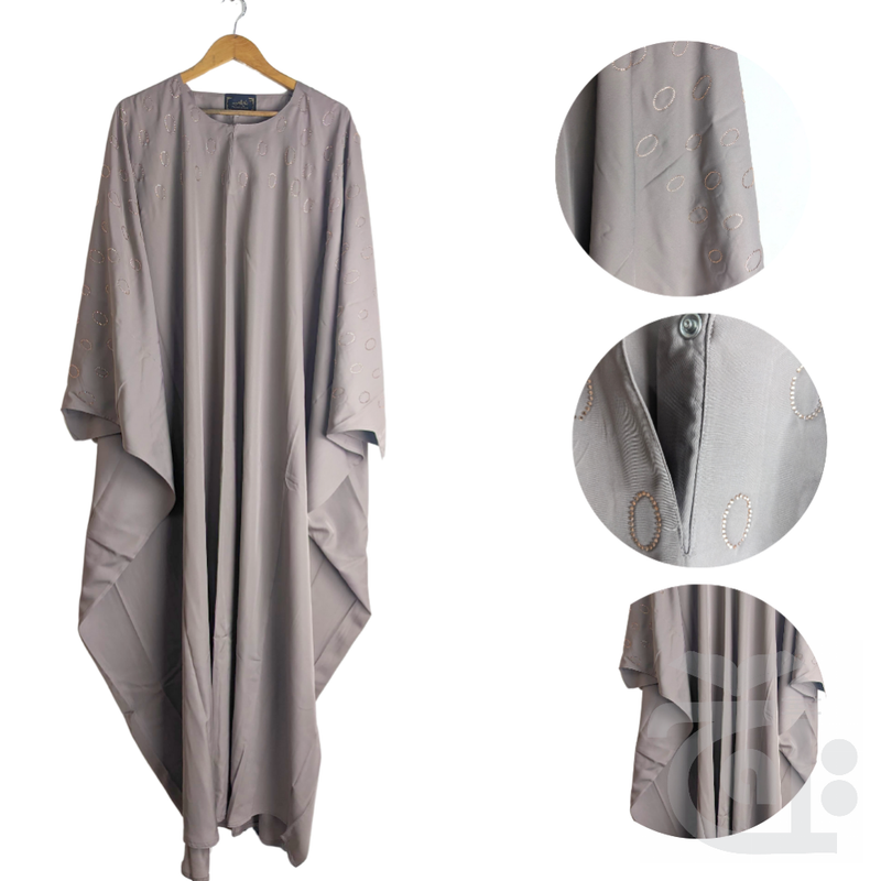 Inner Image Abaya for Girls Beige Color   Inaya-50Beige