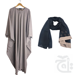 Title Image Abaya for Girls Beige Color Inaya-56Beige