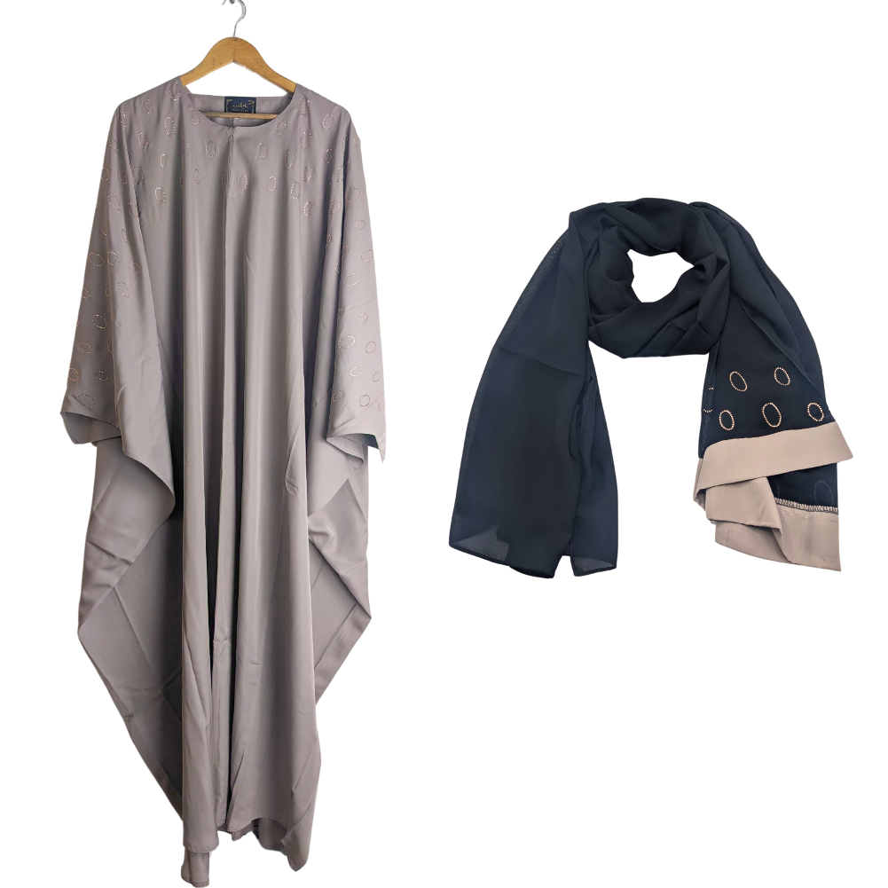 Inaya-58Beige Abaya for Girls Beige Color