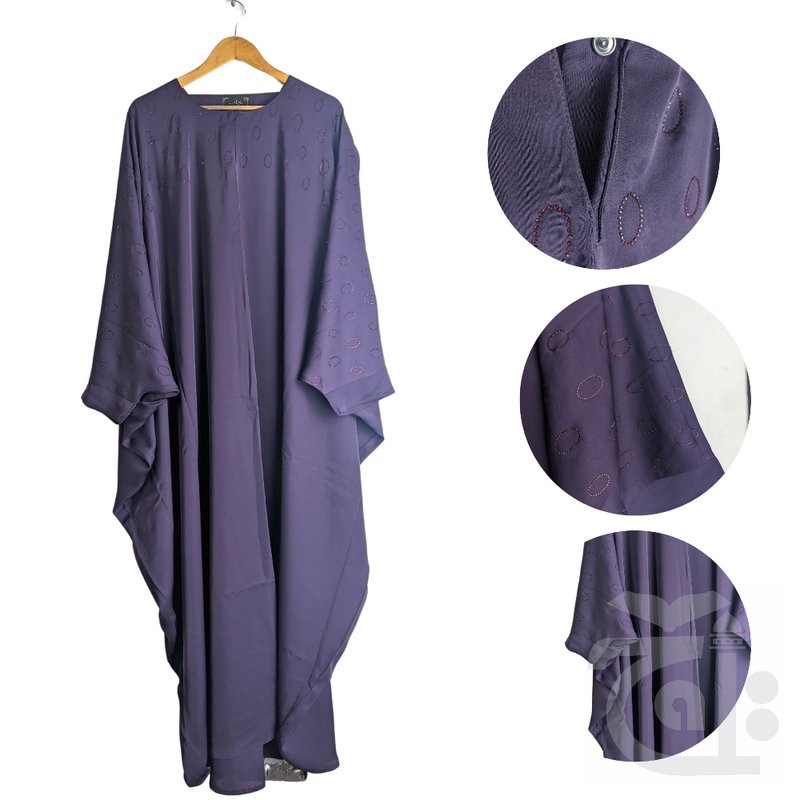 Inner Image Abaya for Girls Purple Color (Size 58) Inaya Inaya-58Purple