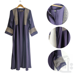 Inner Image Abaya for Girls Purple Color (Size 50) Meryem Meryem-50Purple