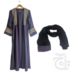 Title Image Abaya for Girls Purple Color (Size 54) Meryem Meryem-54Purple