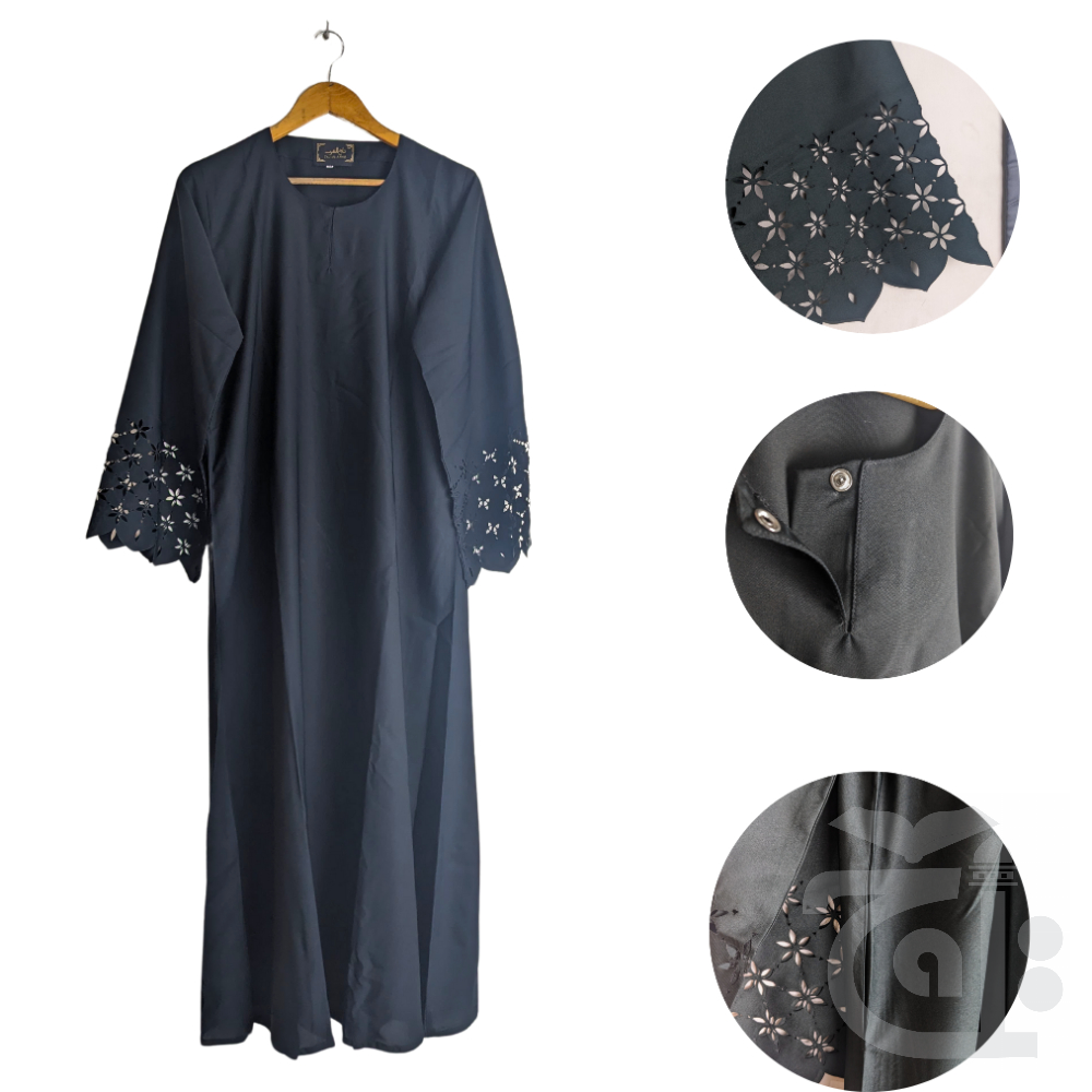 Title Image Abaya for Girls Teal Color (Size 56) Zarnish Zarnish-56deepgreen