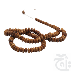 Inner Image Tasbih wooden flat 8 number 100 daana TWF8-100