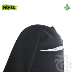 Inner Image 3 layers niqab NQ-3L