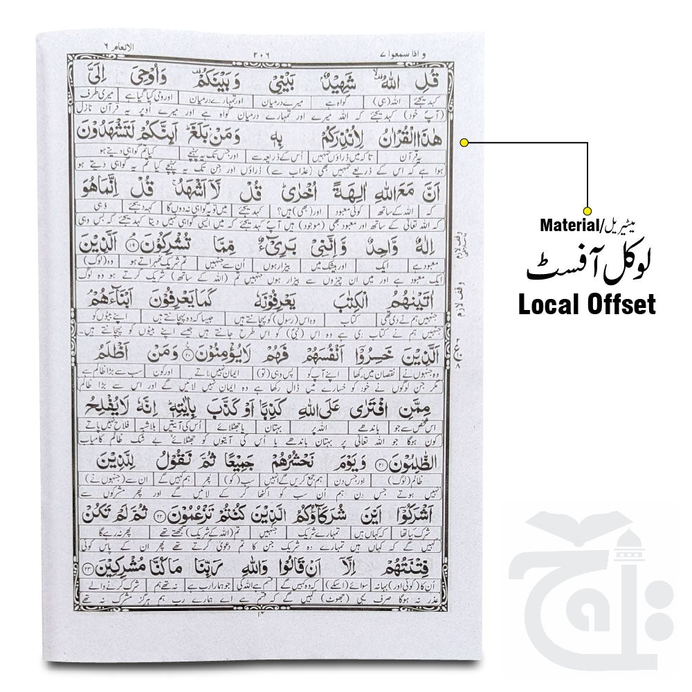 Inner Image Taleem Ul Quran Para 7 TQ7